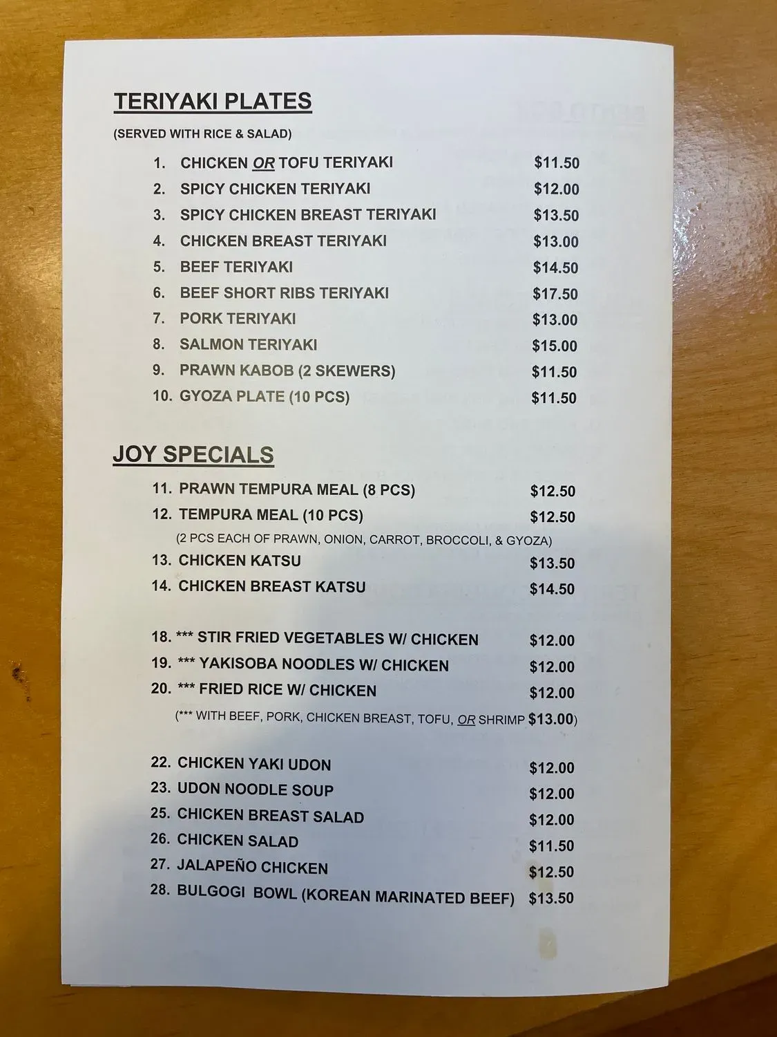 Menu 3