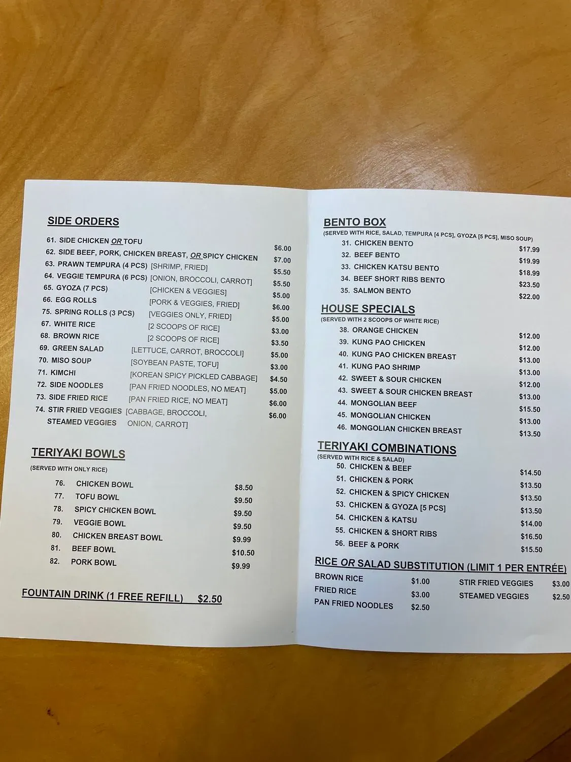 Menu 2