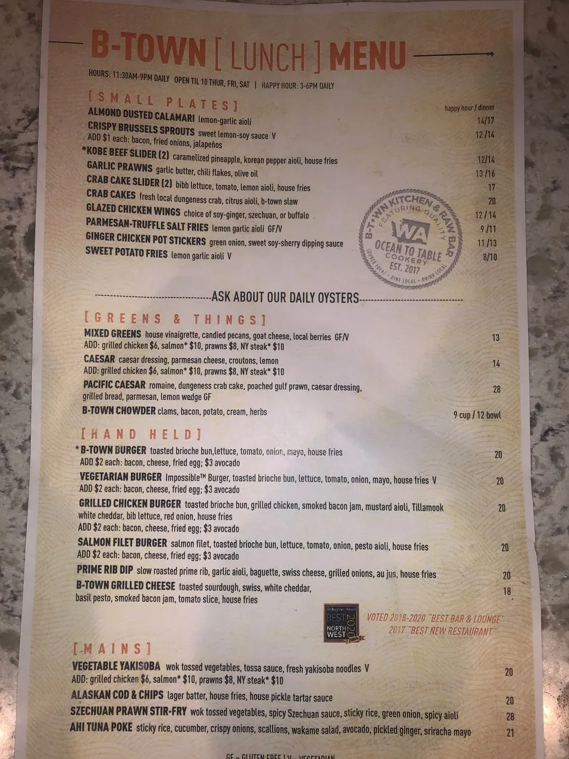 Menu 6