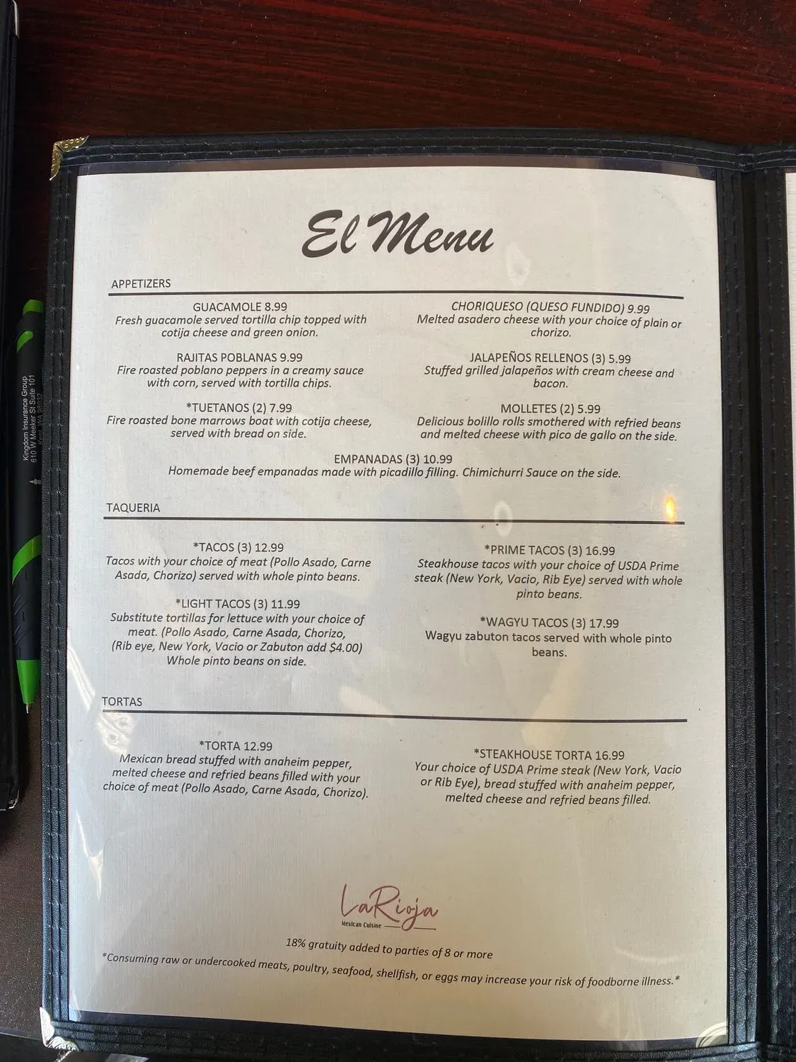 Menu 3