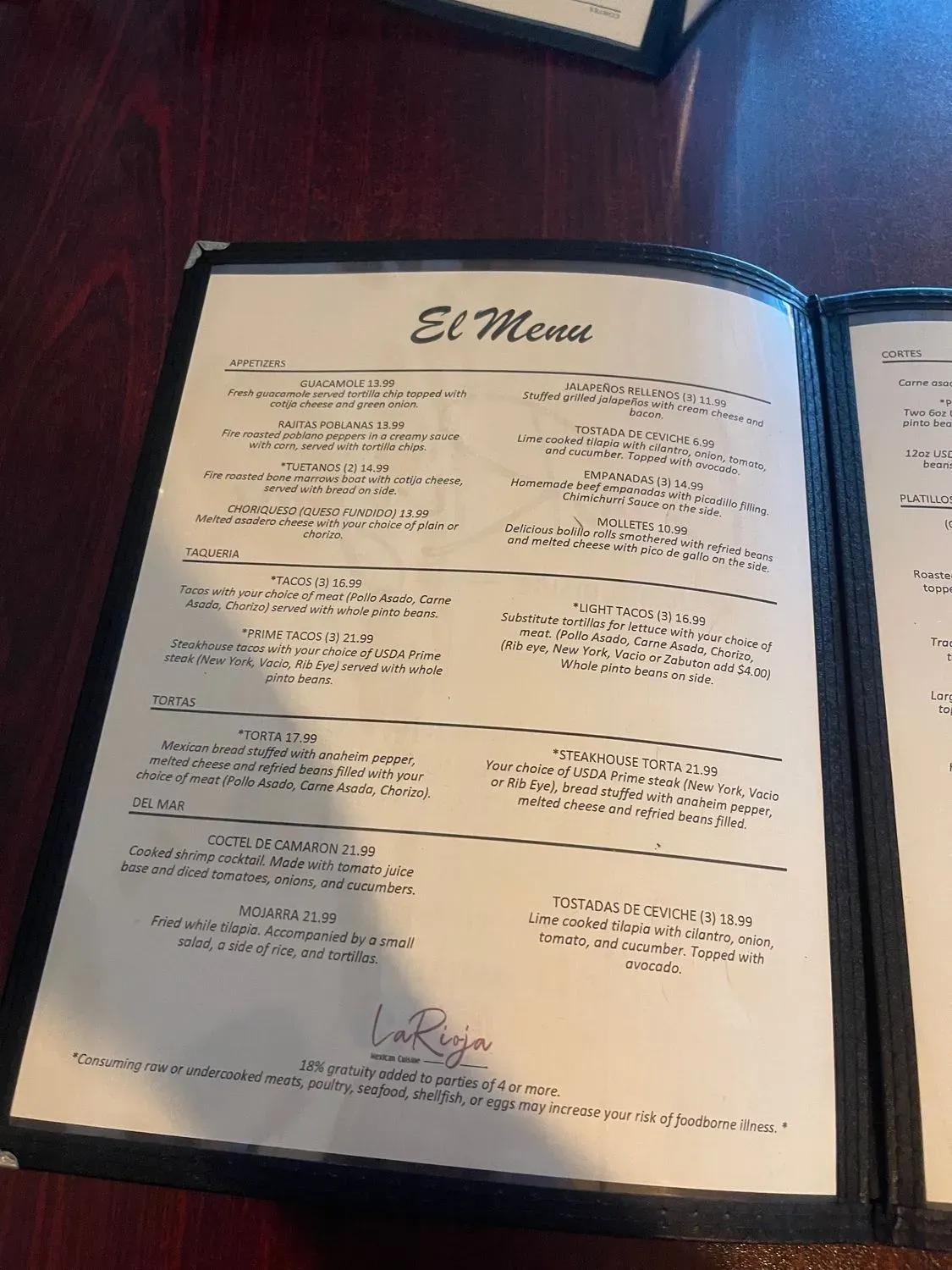 Menu 6