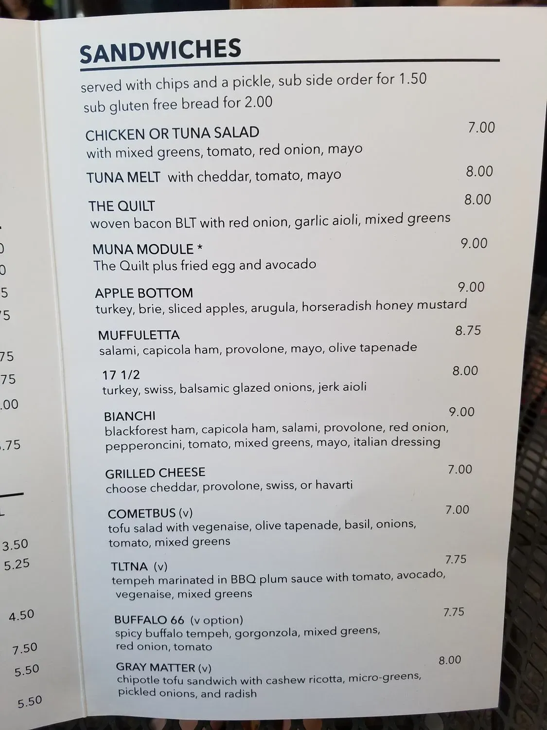 Menu 6