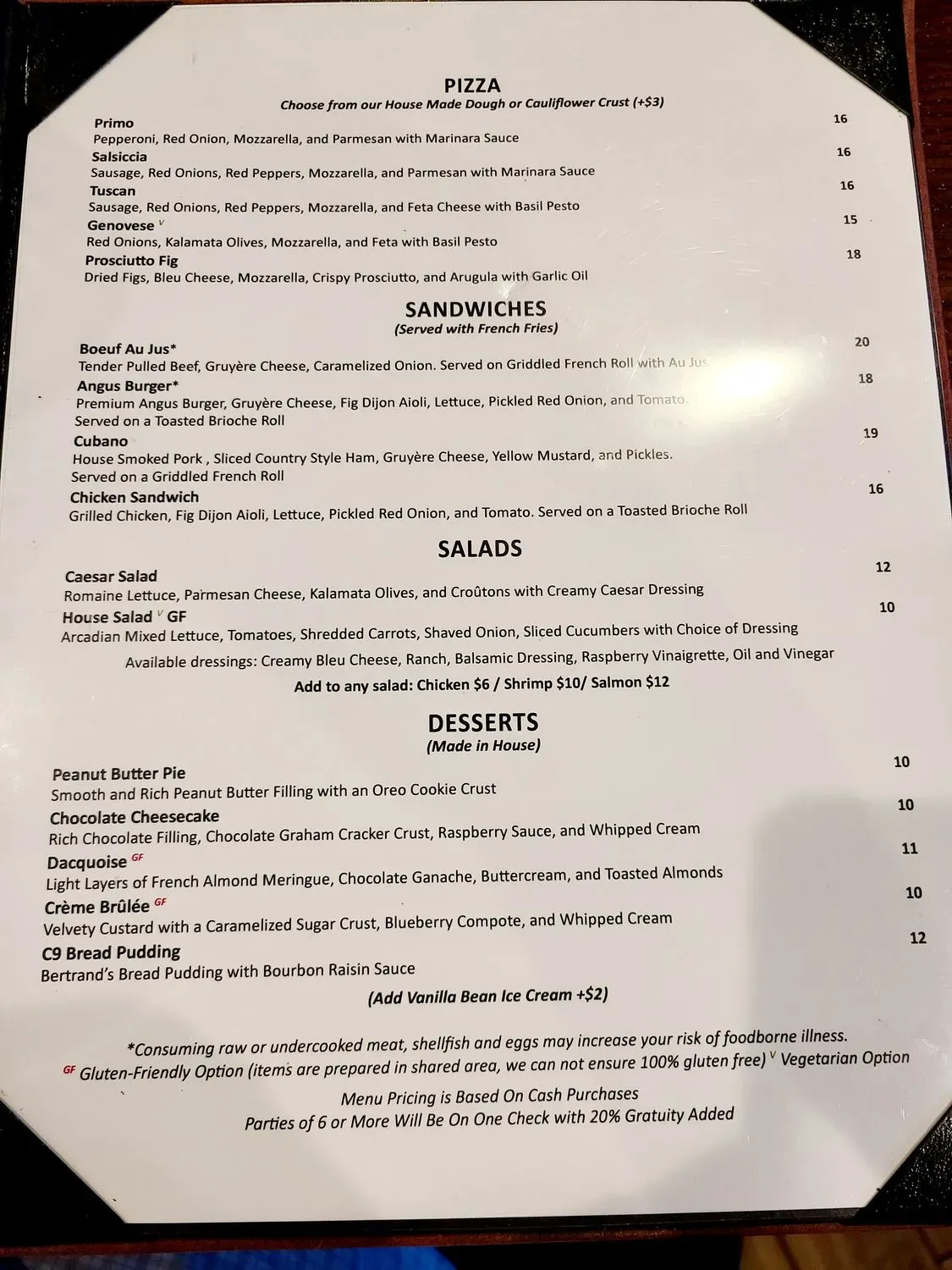 Menu 4