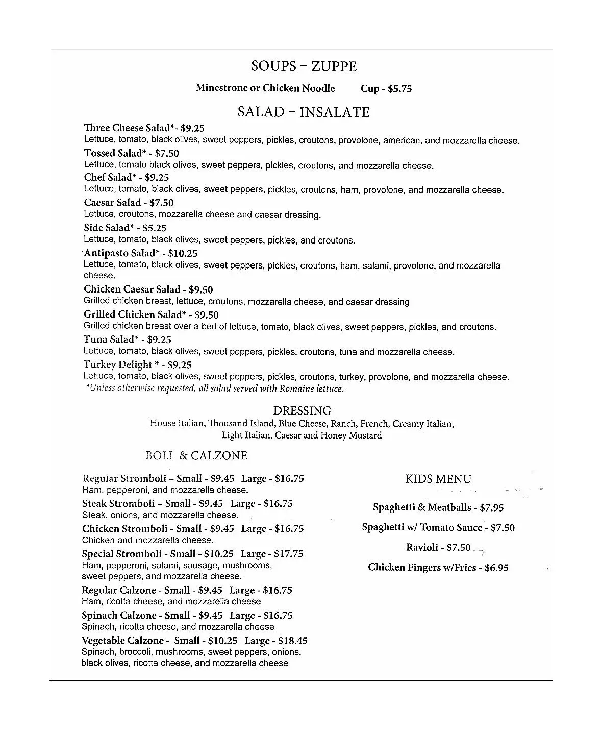 Menu 3