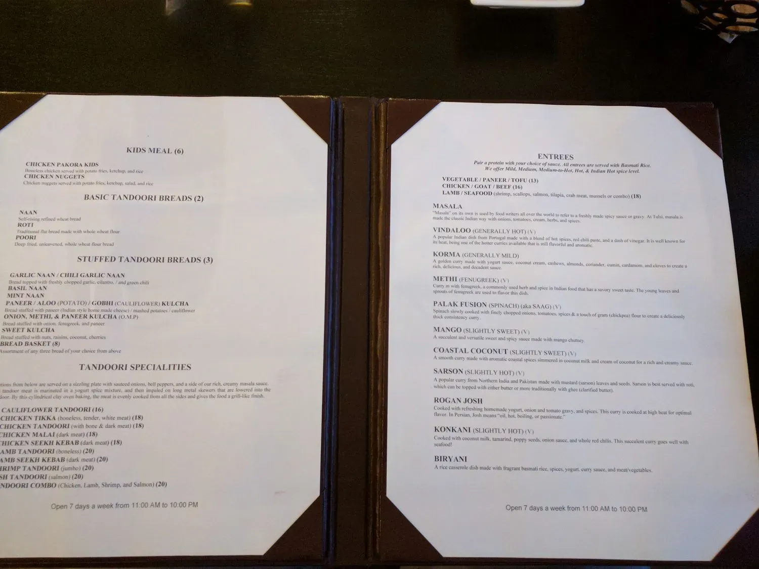 Menu 6