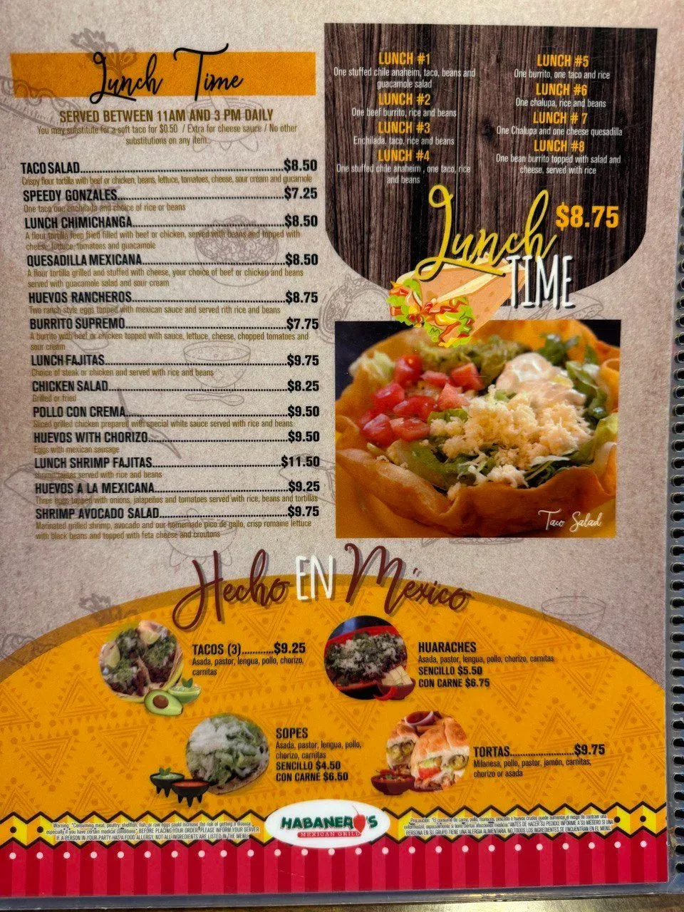 Menu 3