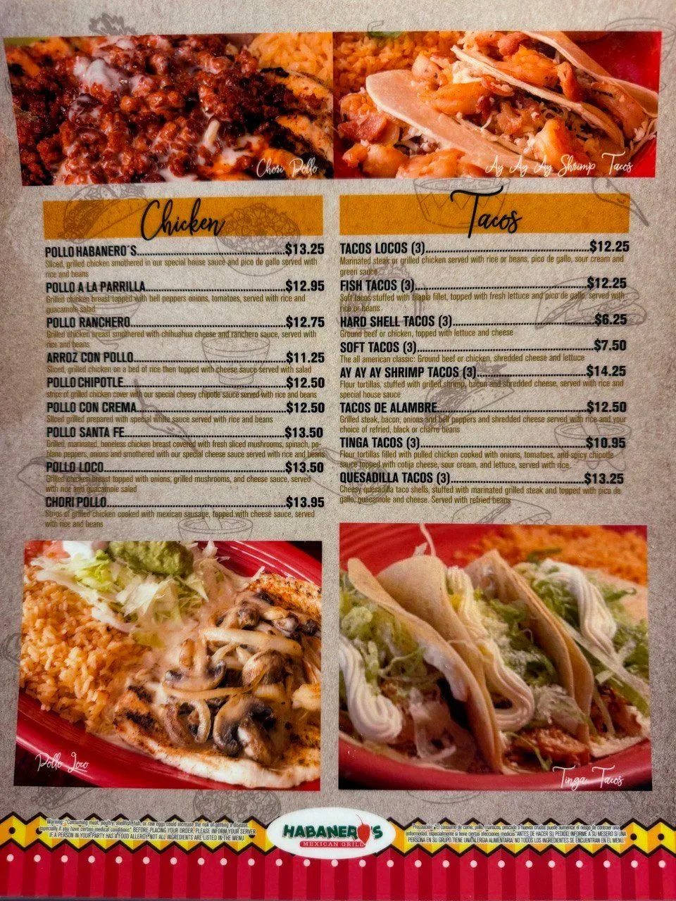 Menu 2