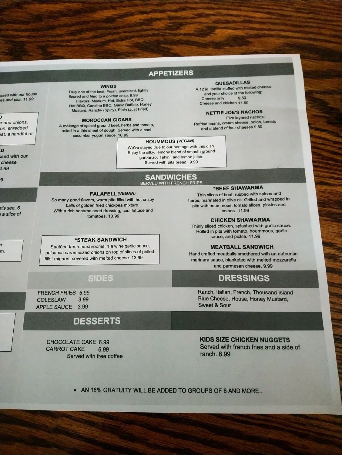 Menu 4