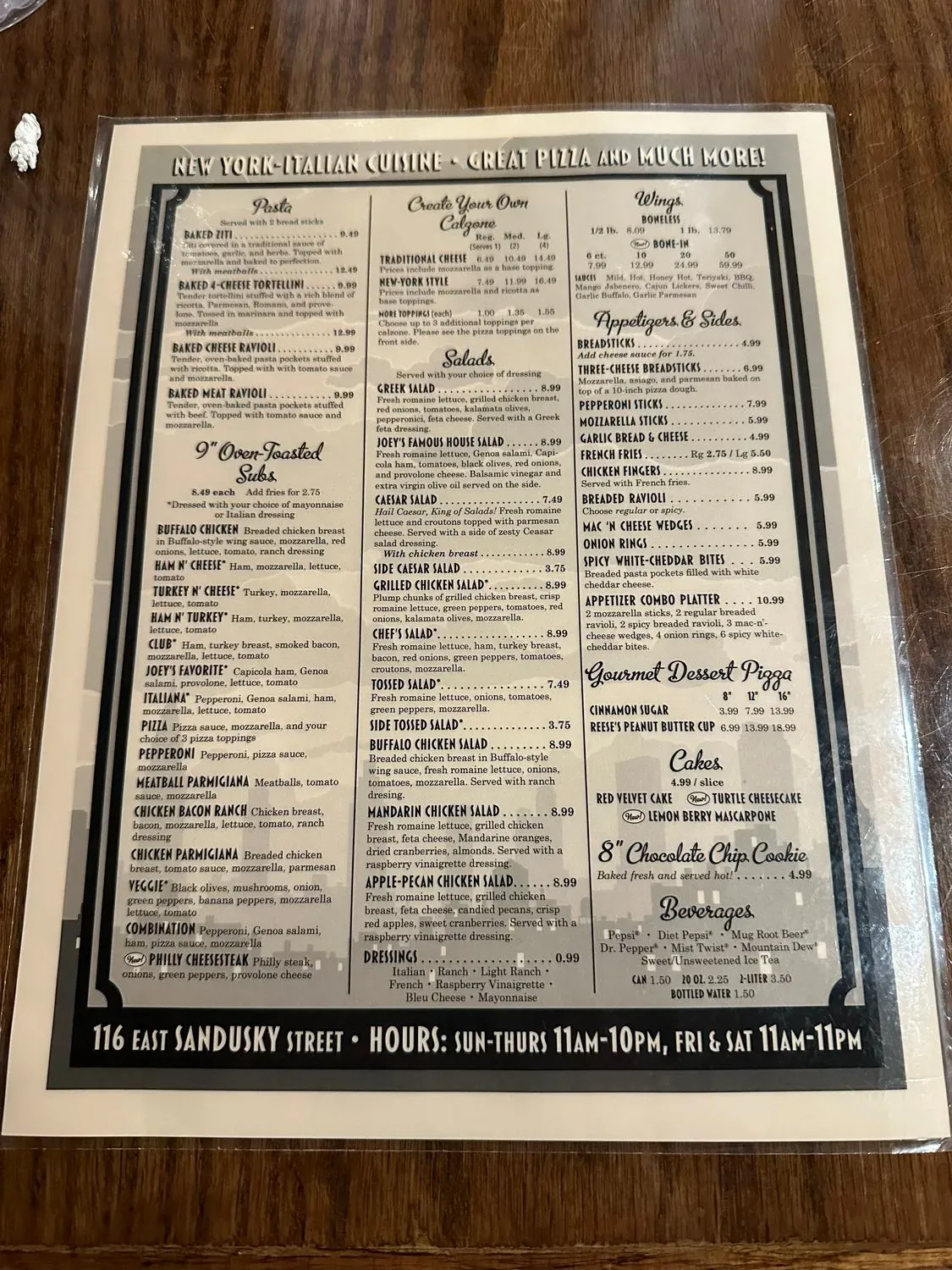 Menu 2