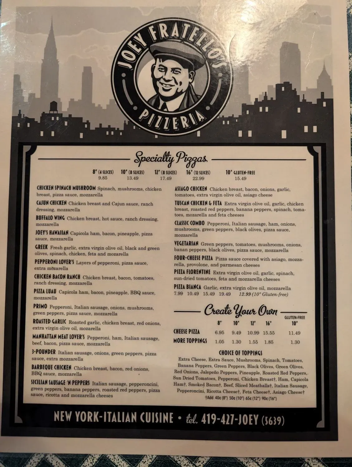 Menu 3