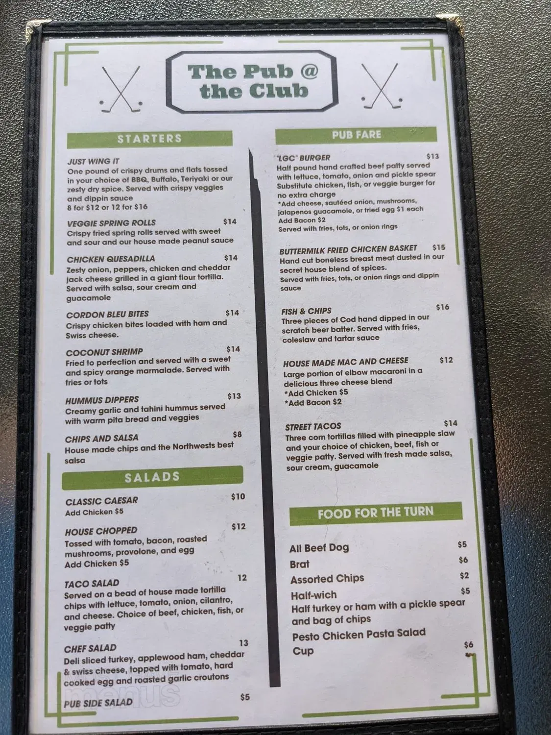 Menu 2