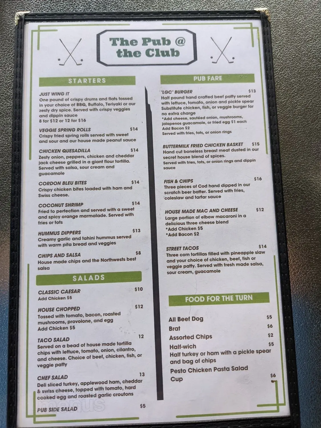 Menu 4