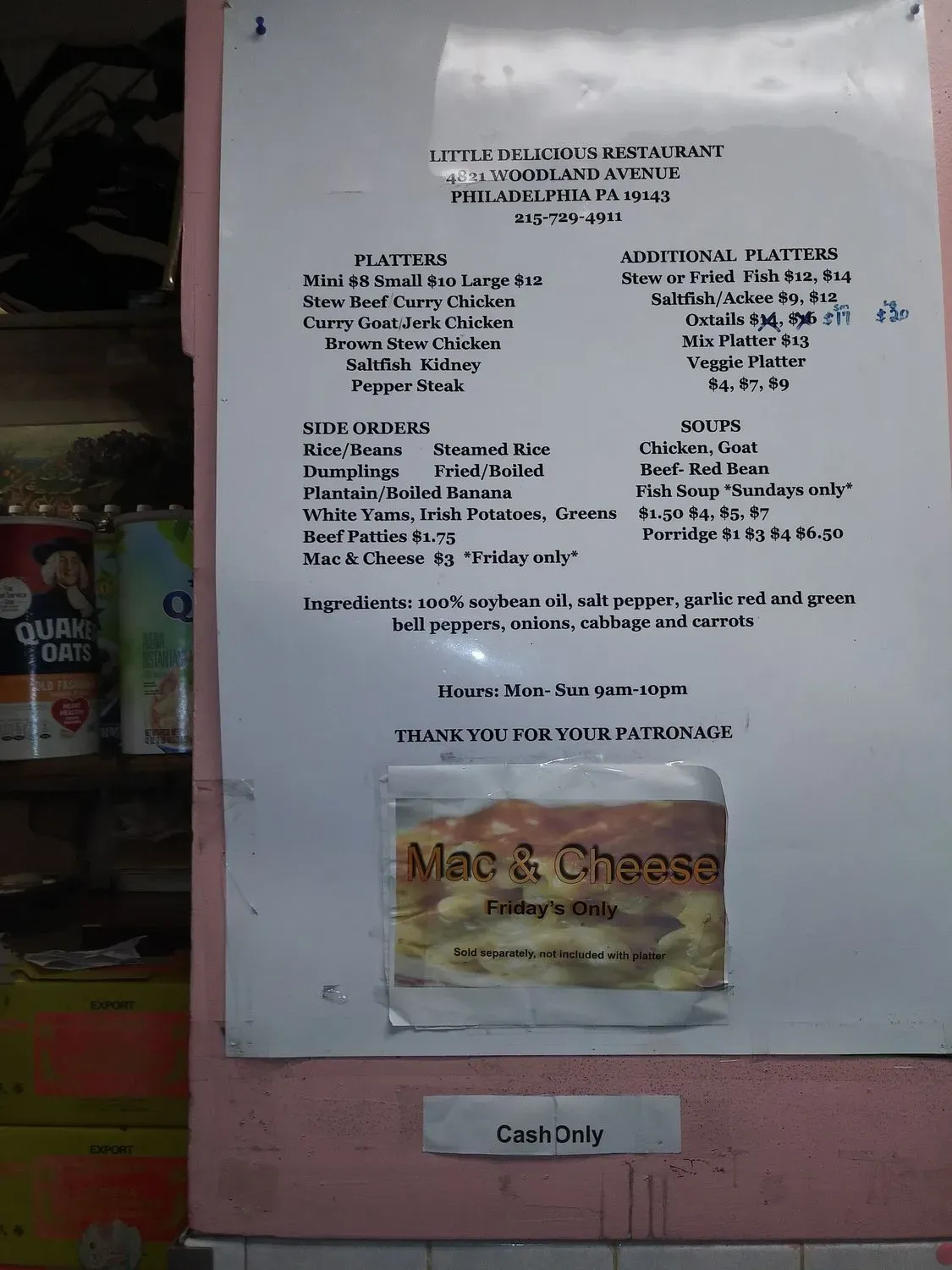 Menu 4