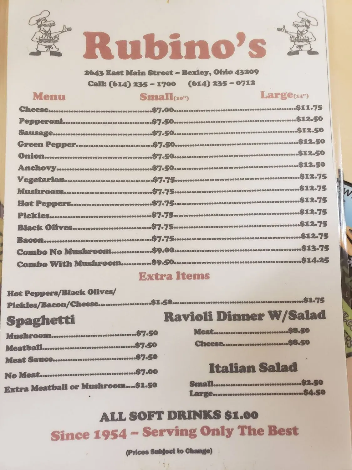 Menu 2