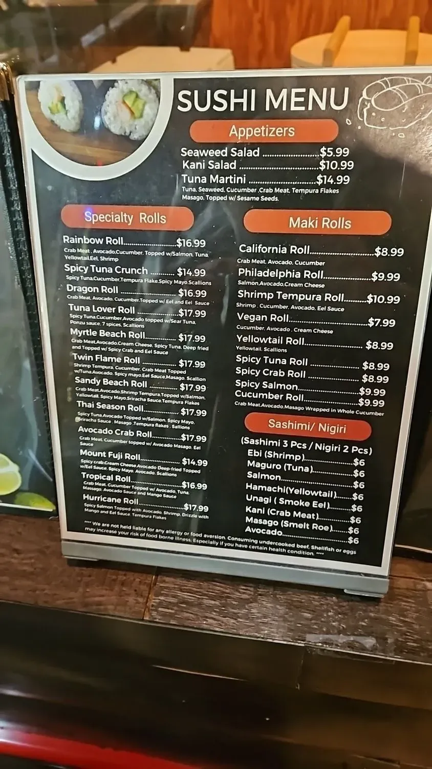 Menu 6