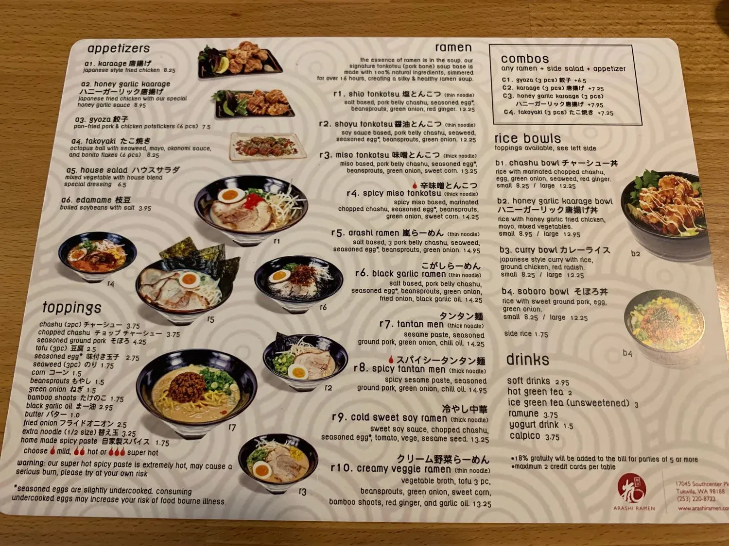 Menu 4