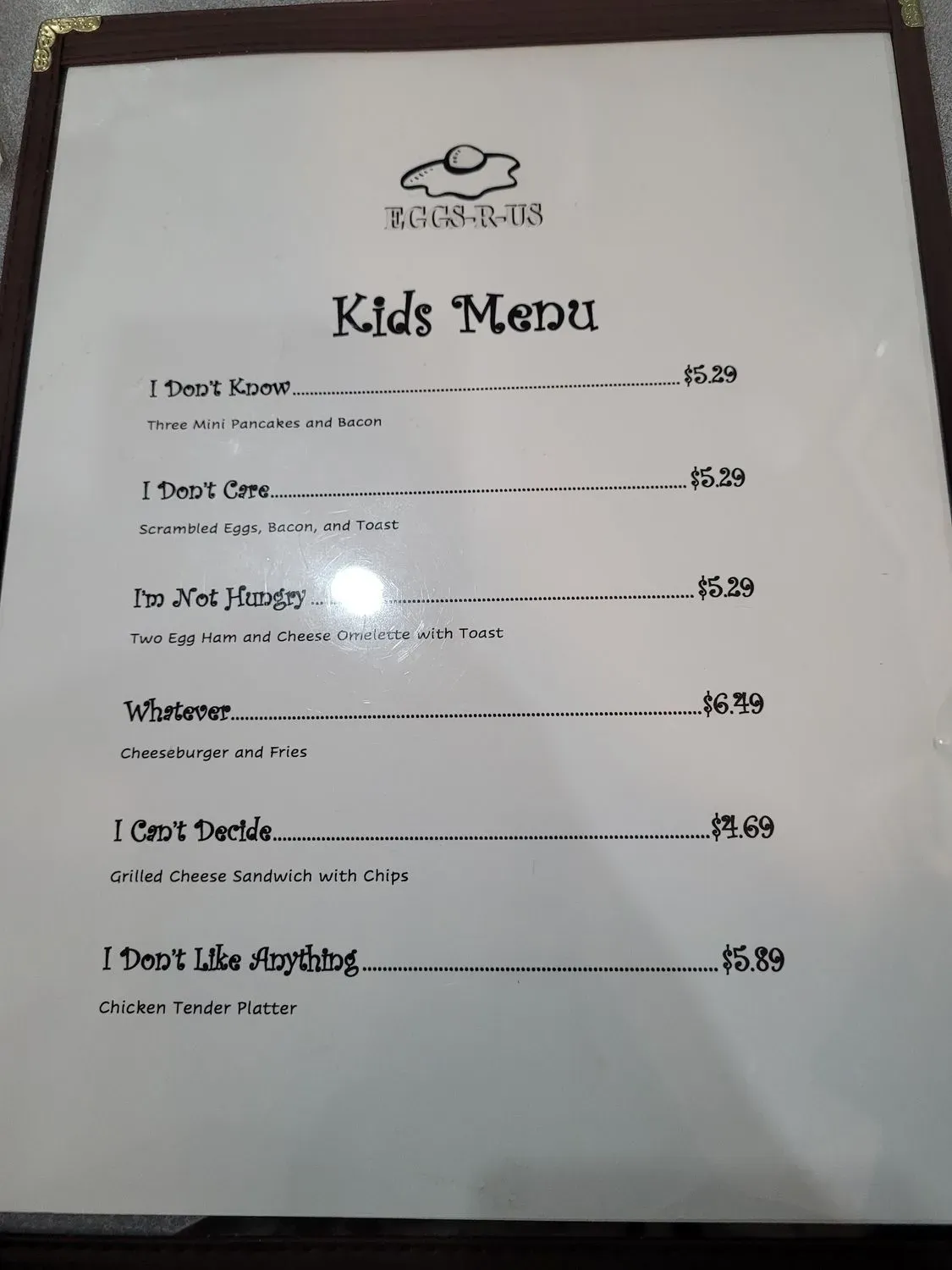 Menu 4