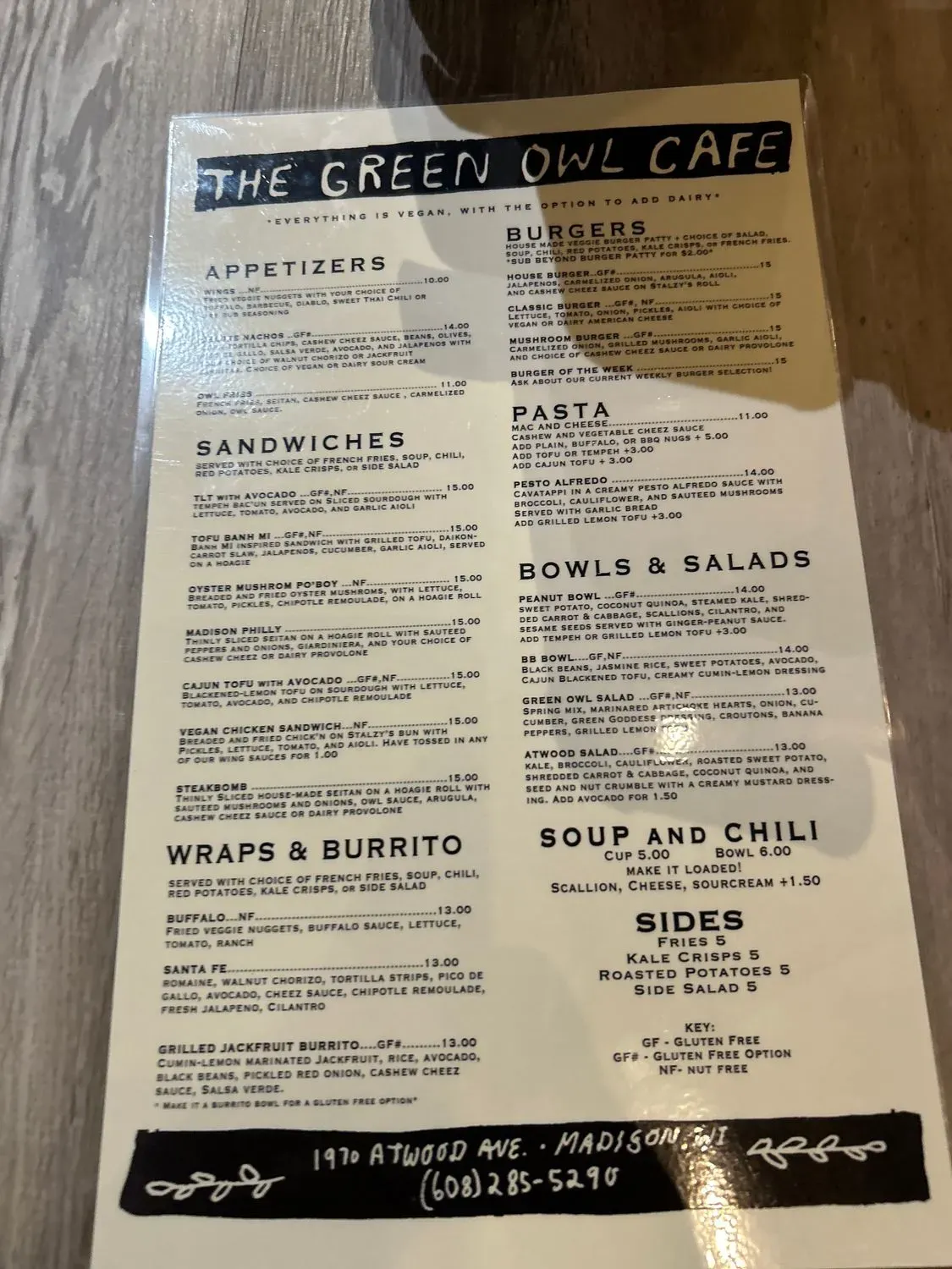 Menu 4