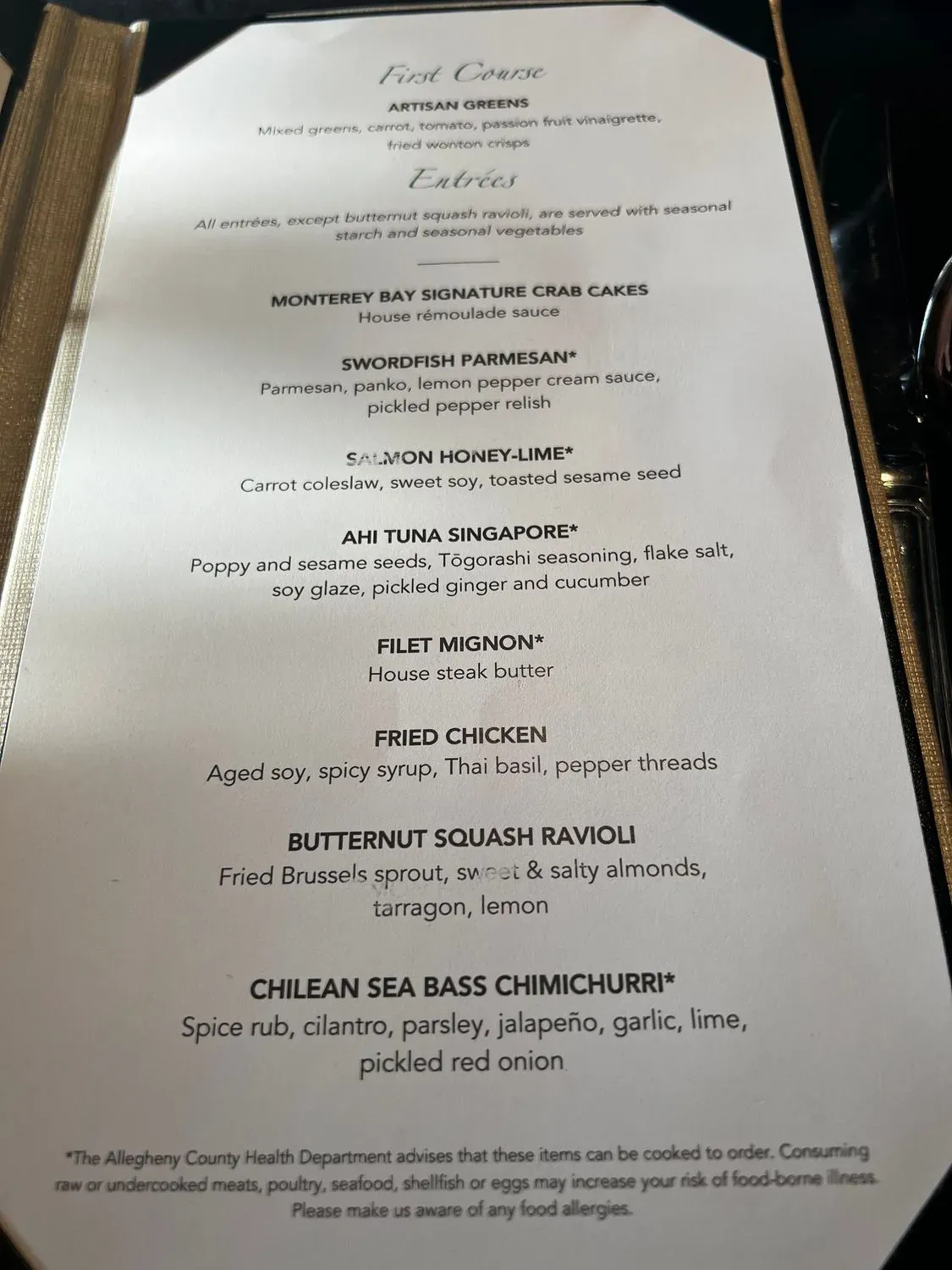 Menu 5