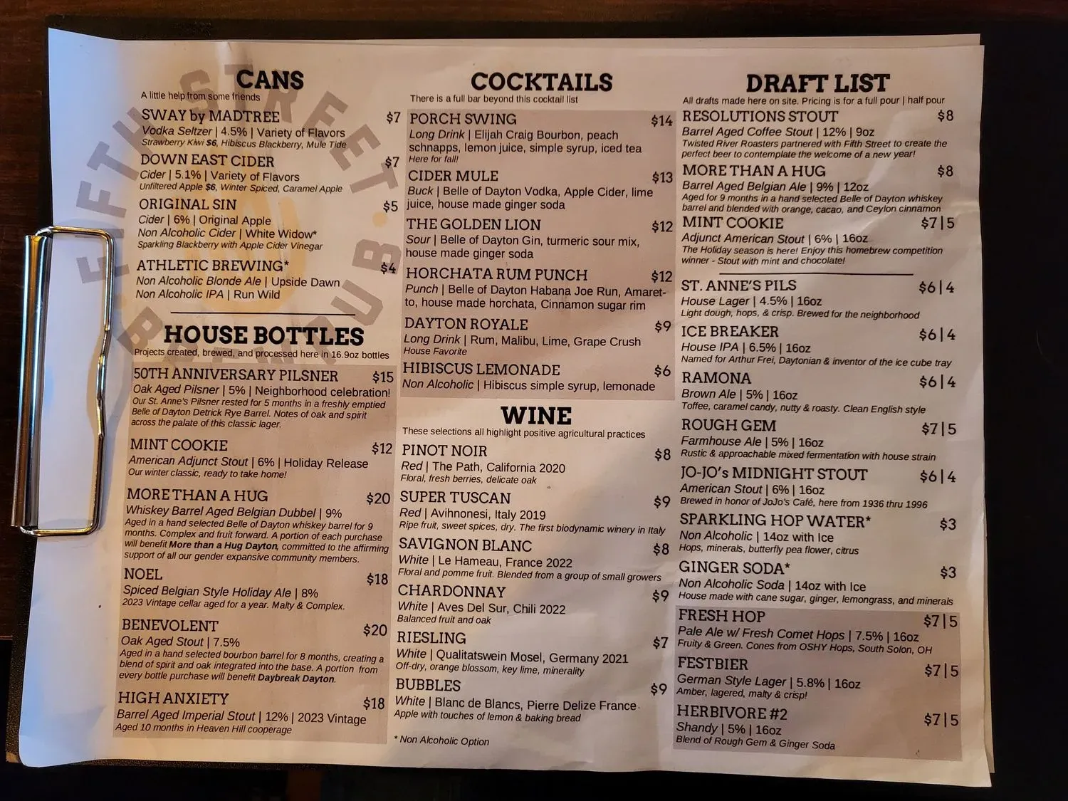 Menu 3