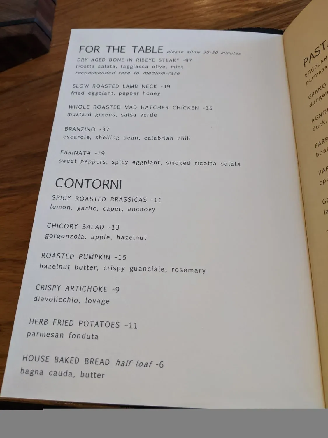 Menu 5