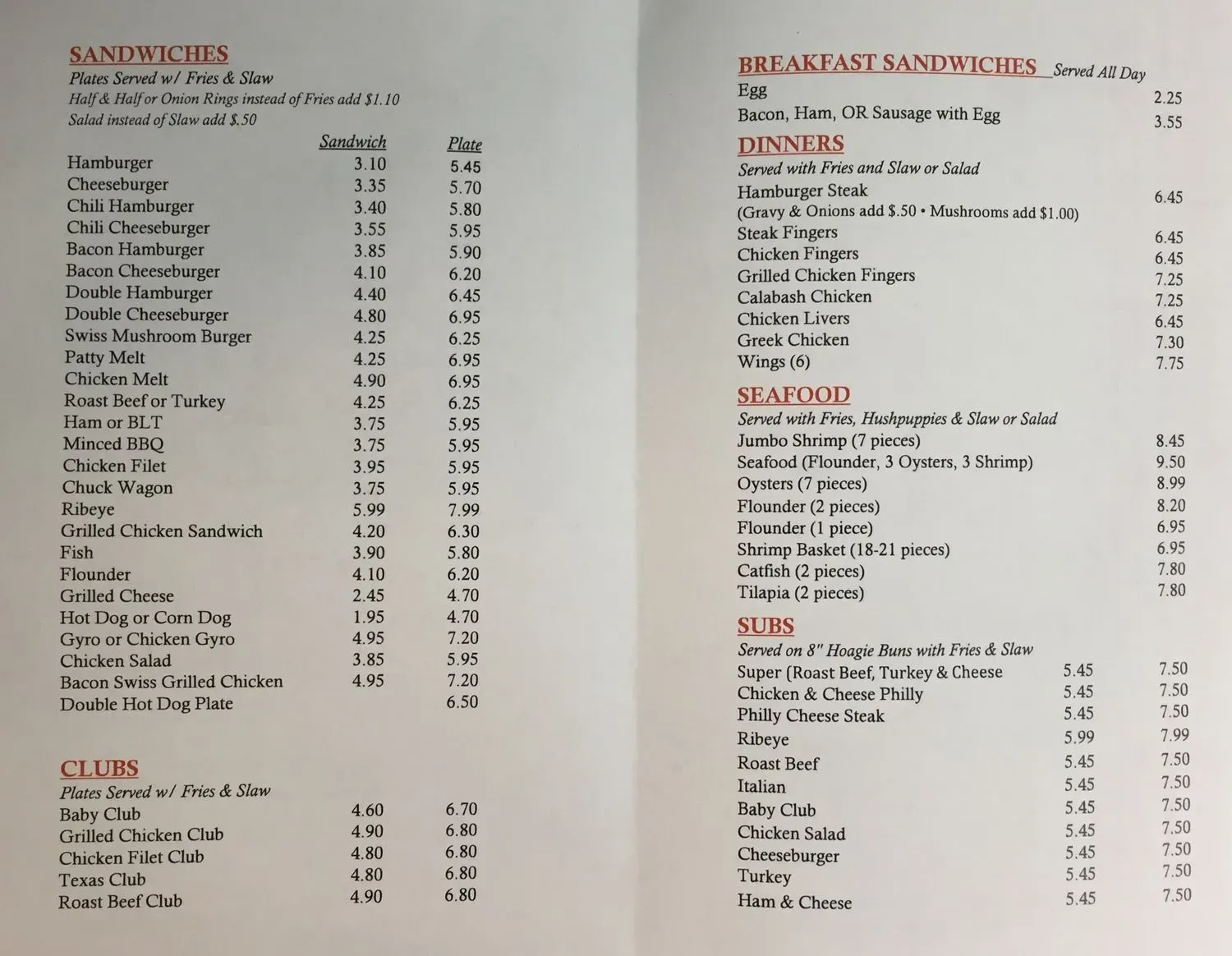 Menu 3