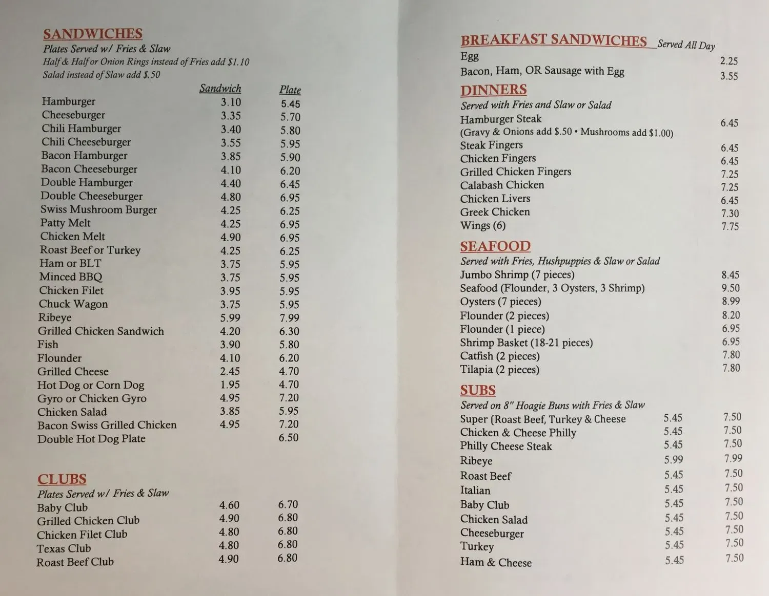 Menu 3