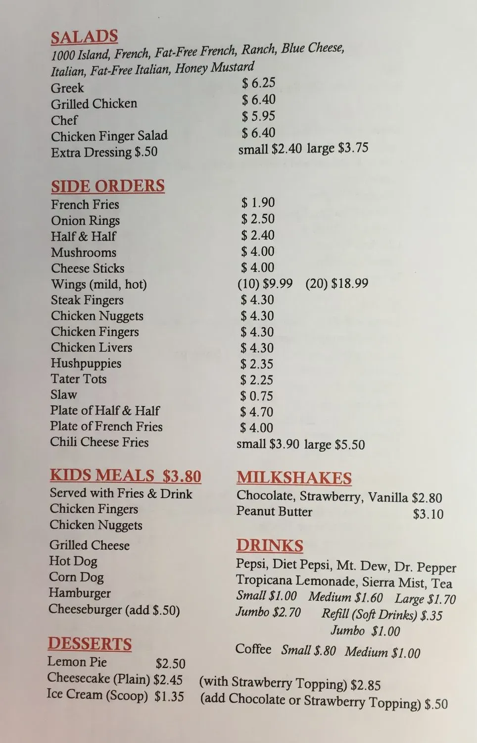 Menu 2