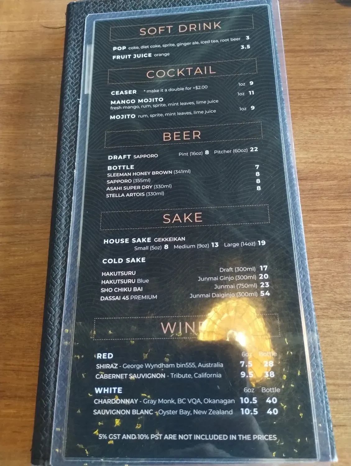 Menu 6