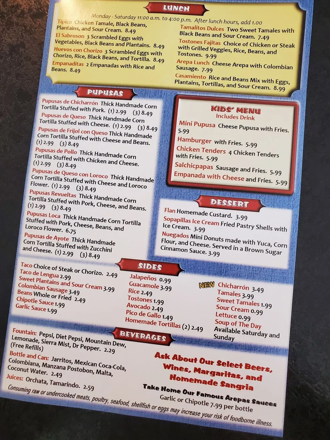 Menu 2