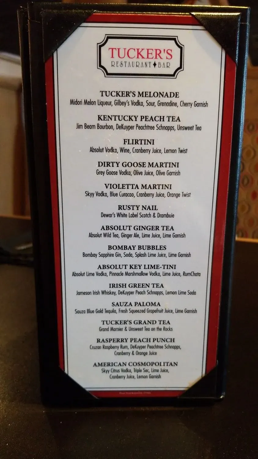 Menu 6