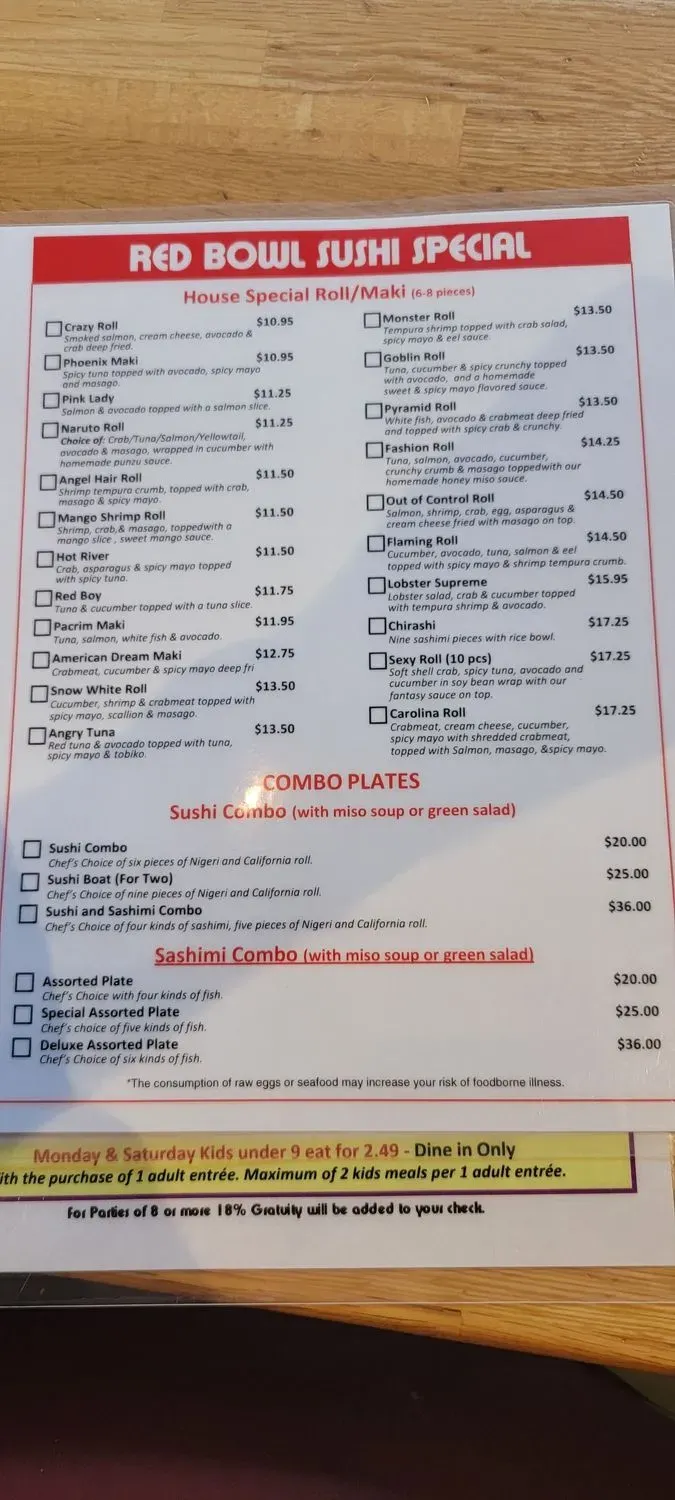 Menu 2