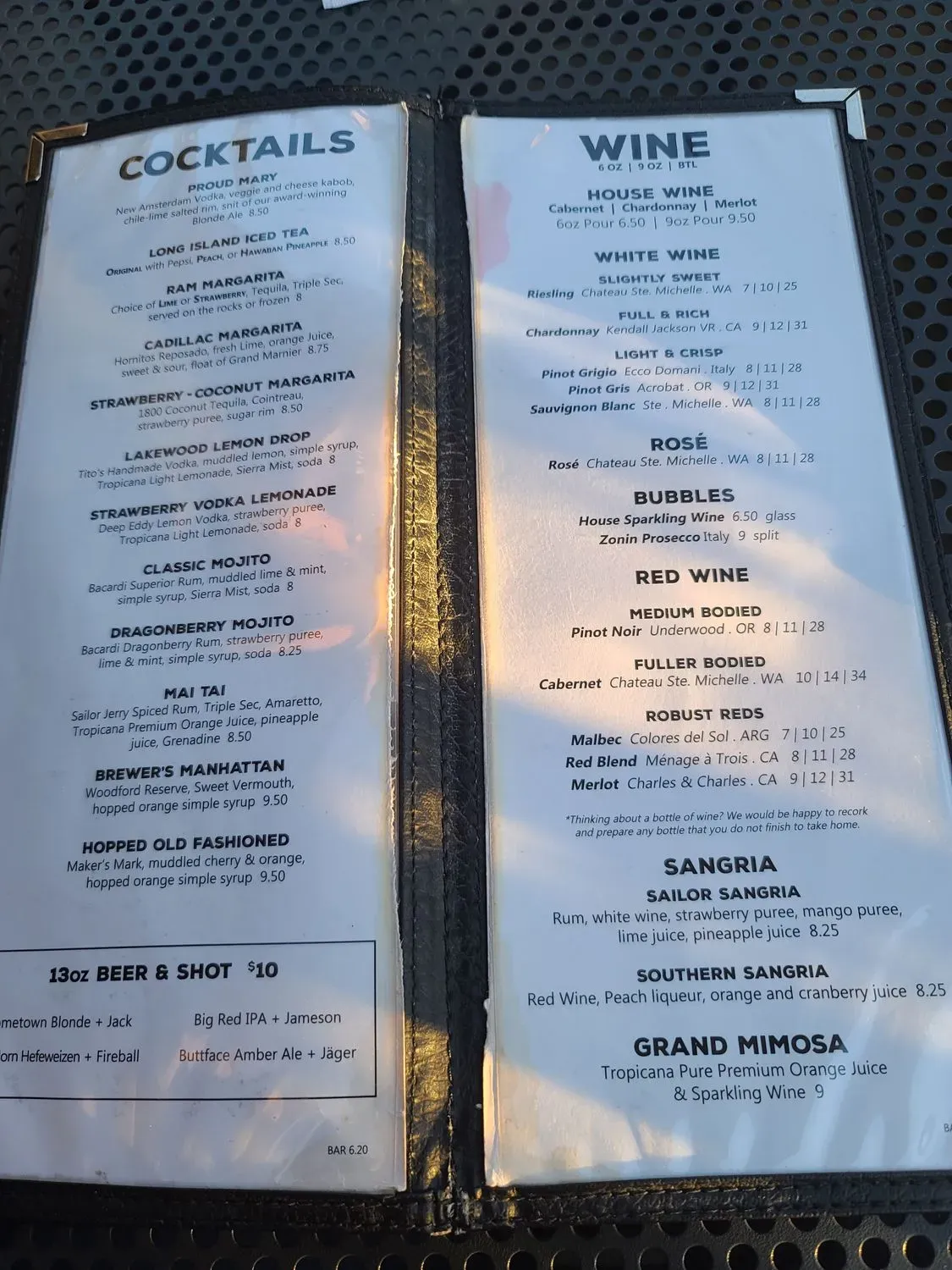 Menu 6