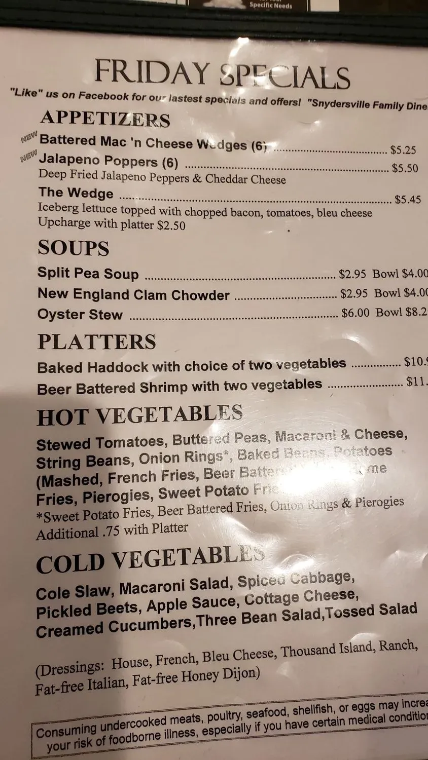 Menu 5