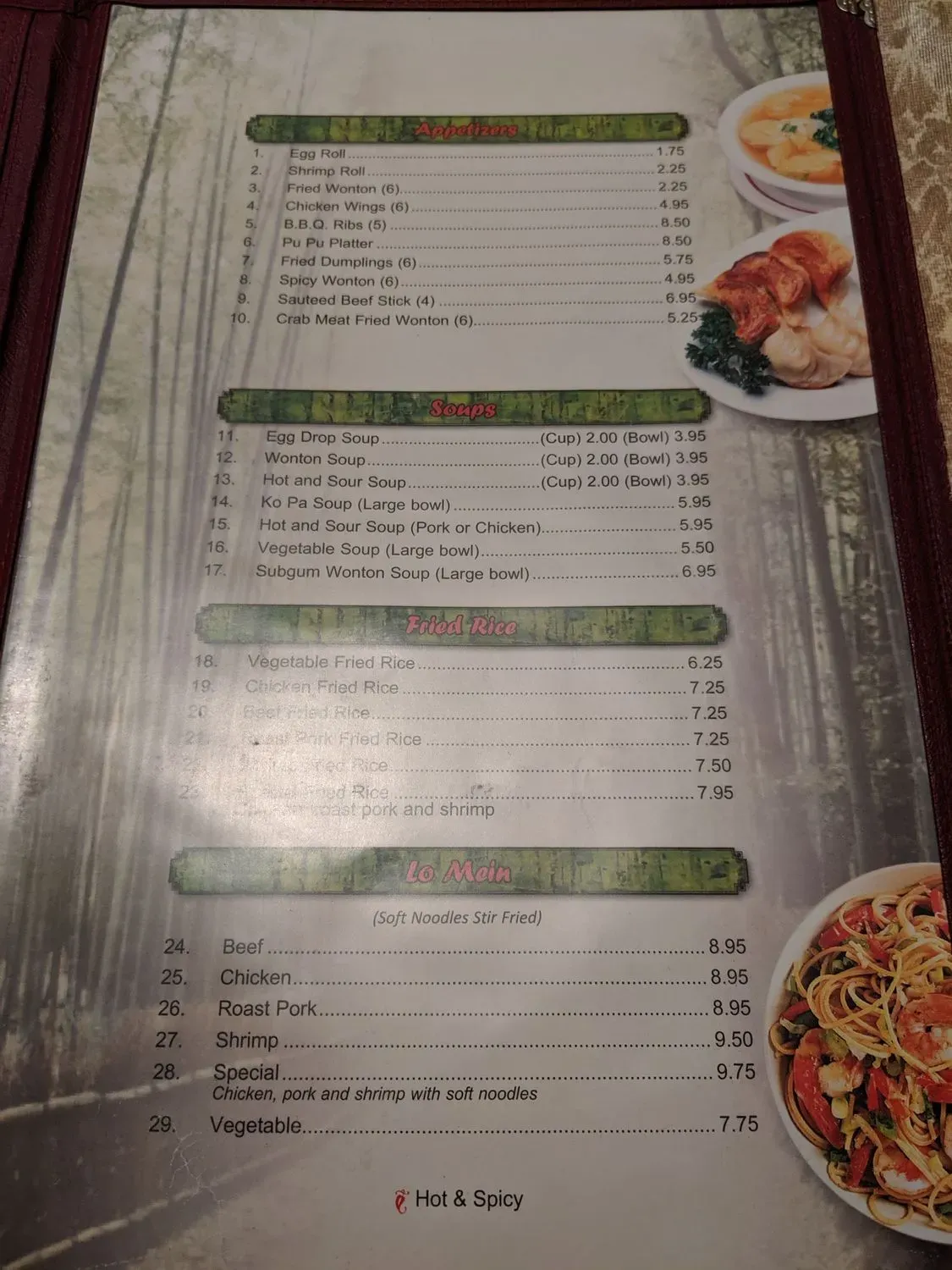 Menu 6