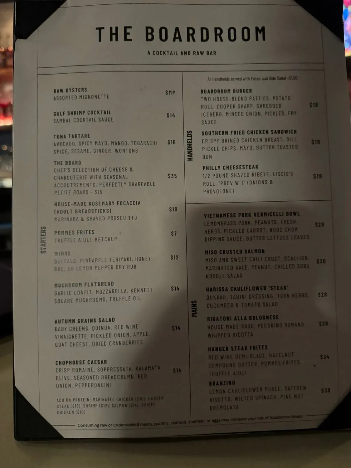 Menu 3