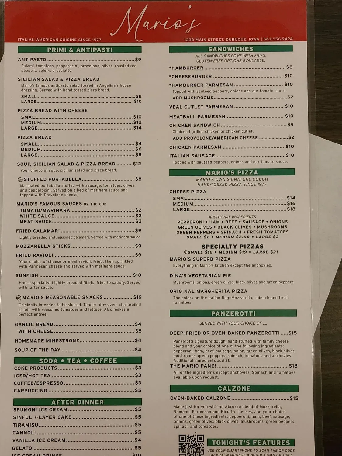 Menu 3