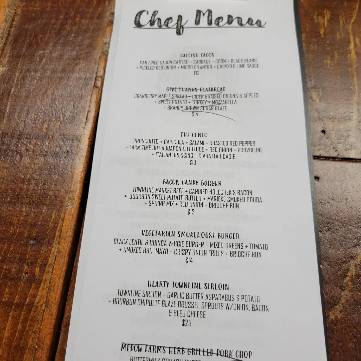 Menu 4