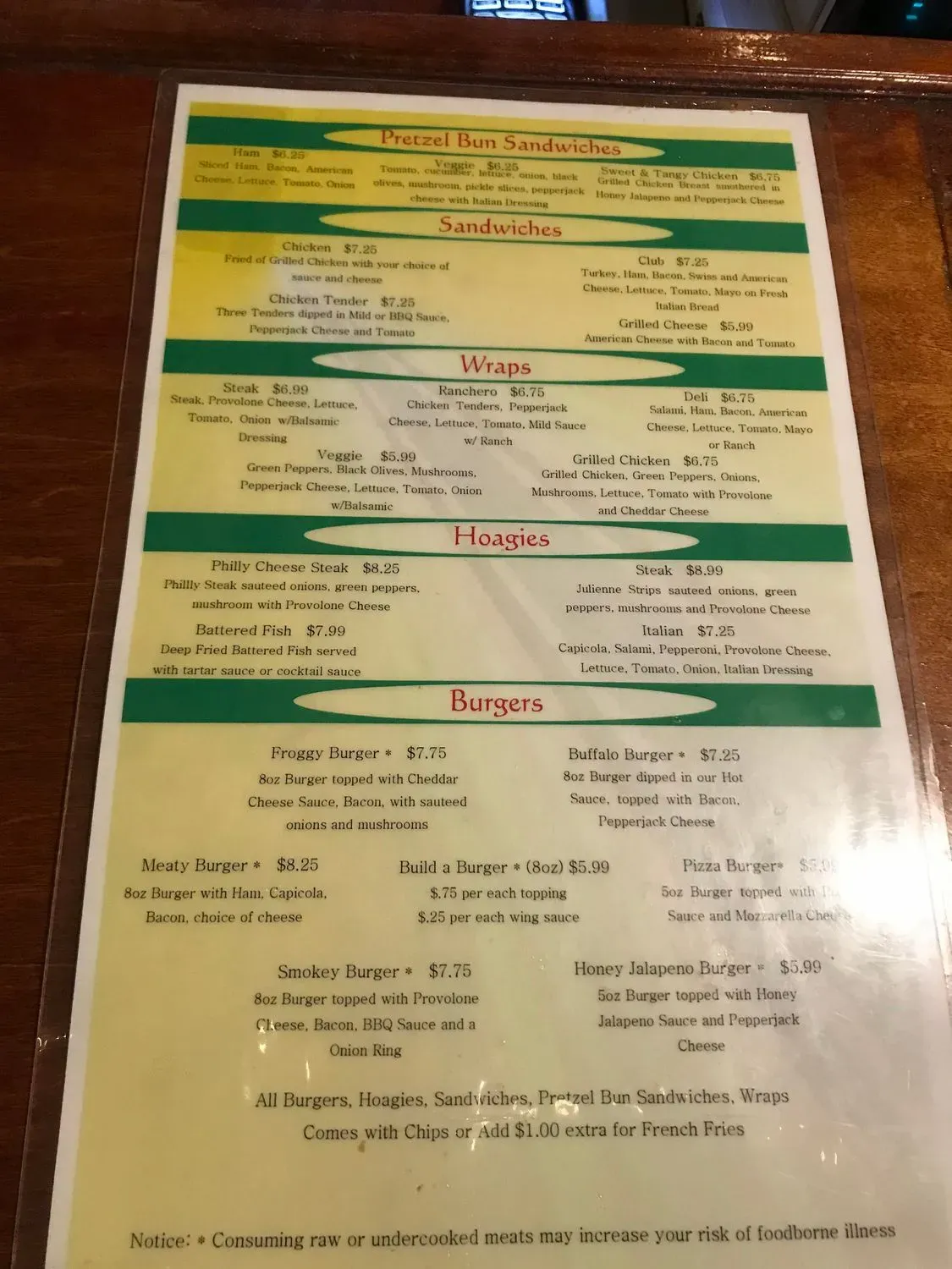 Menu 2