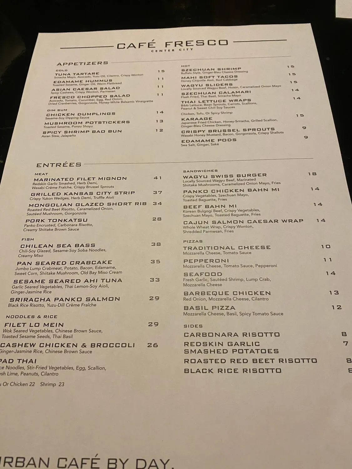 Menu 2