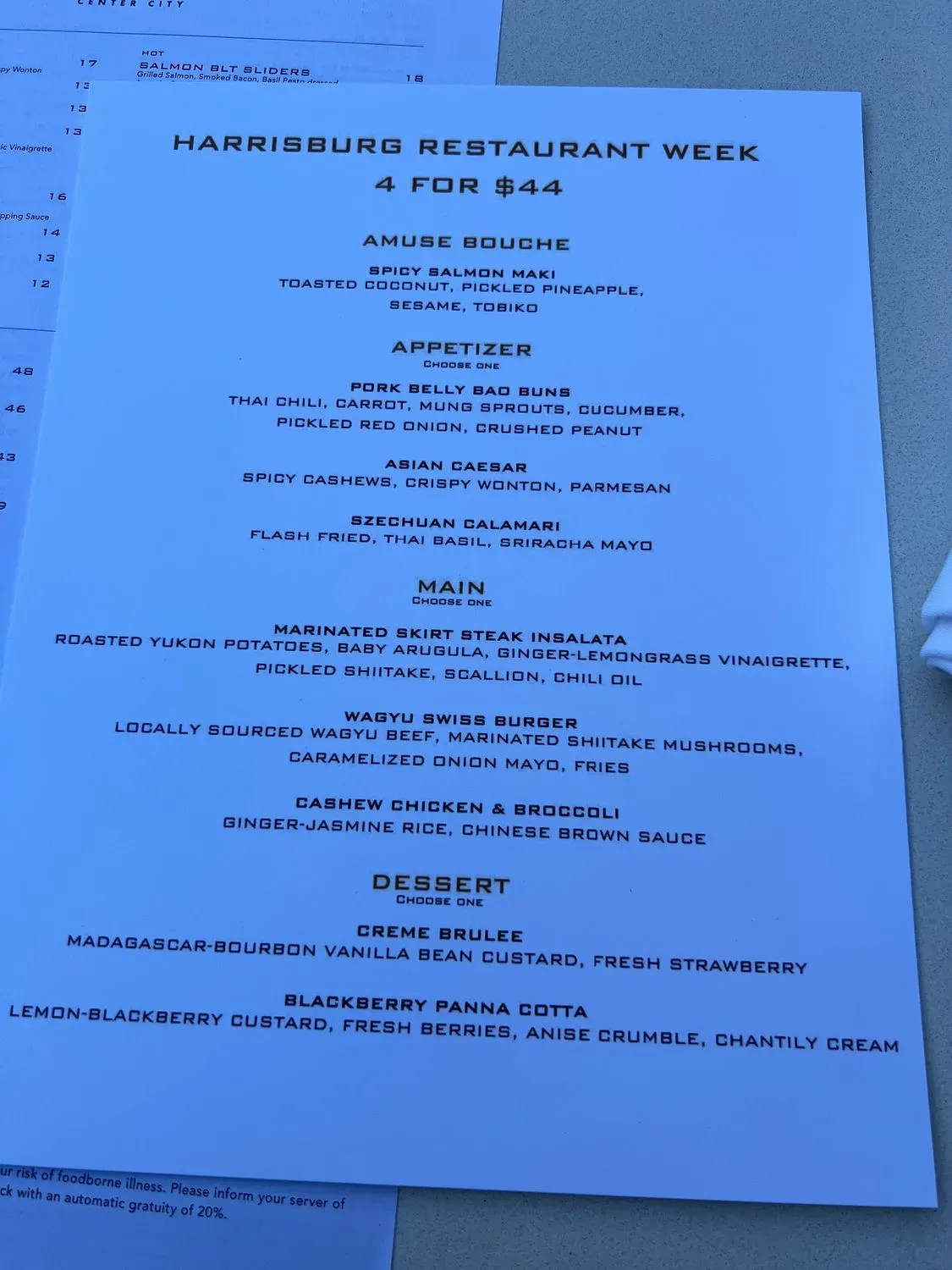 Menu 6