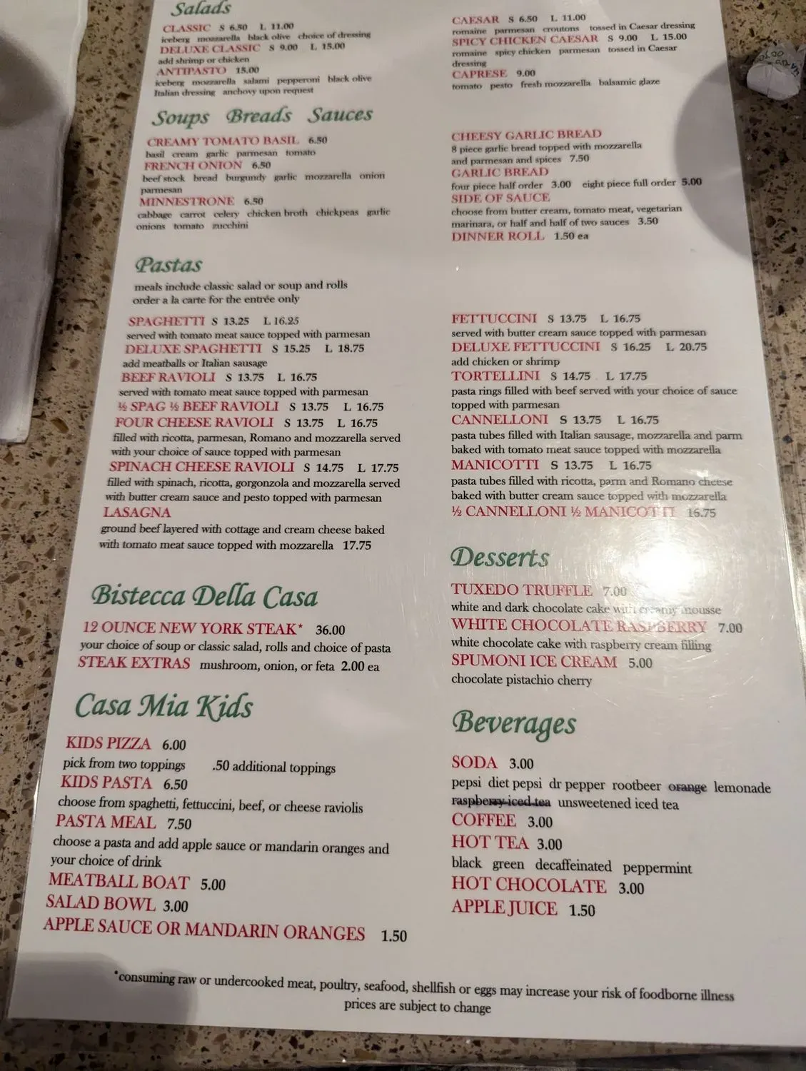 Menu 3