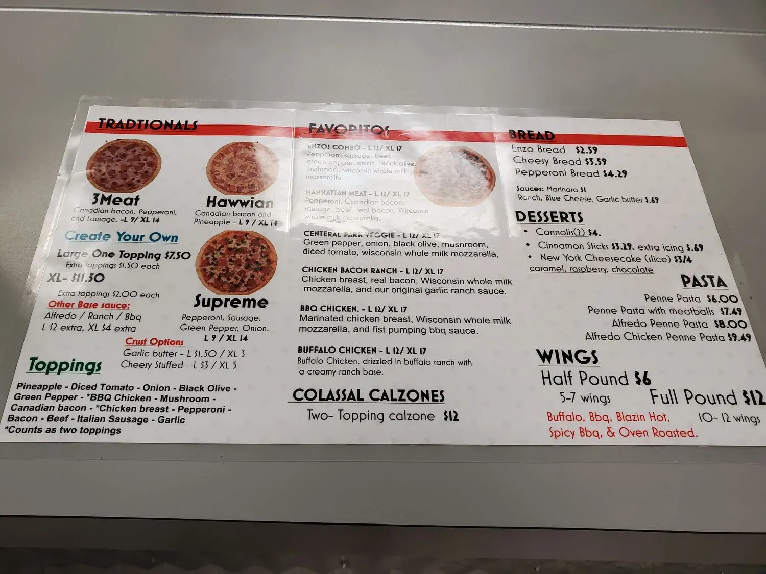 Menu 3