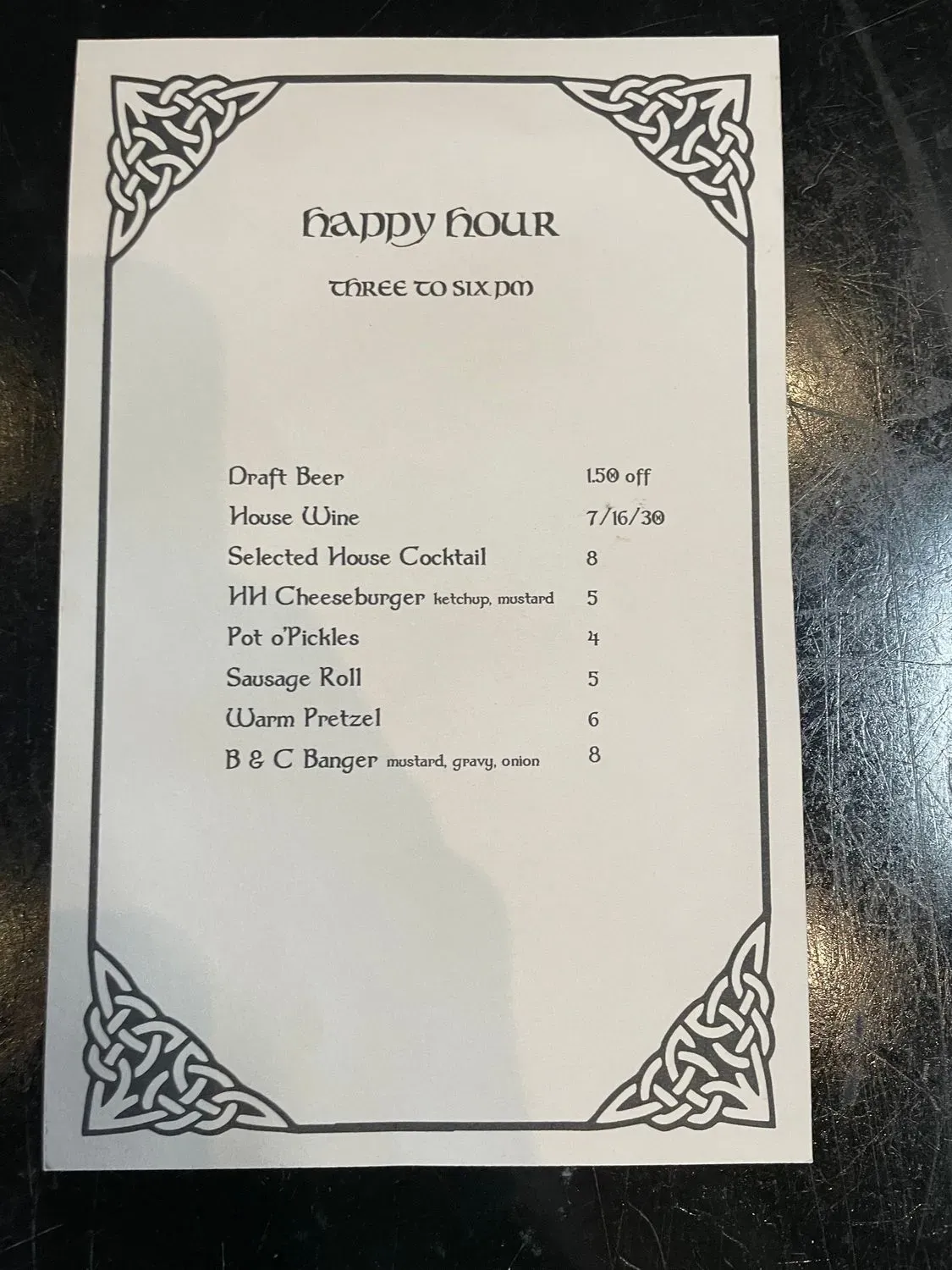 Menu 4