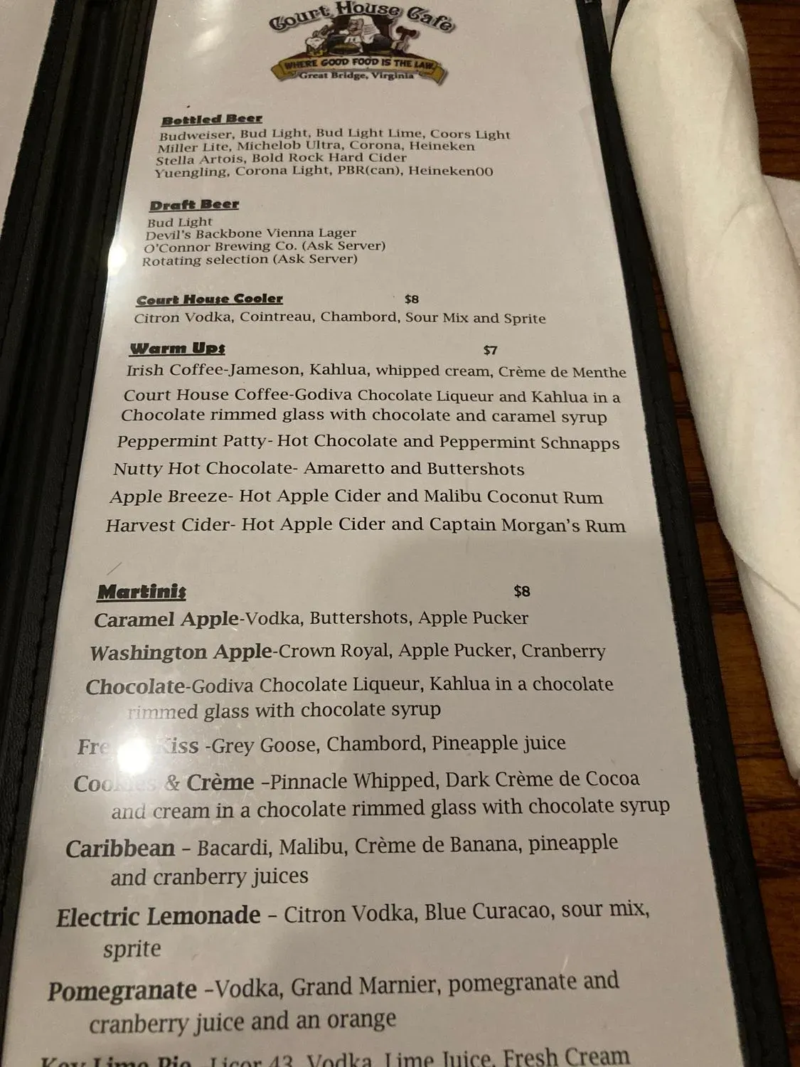 Menu 6