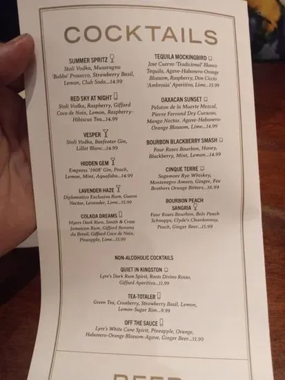 Menu 6