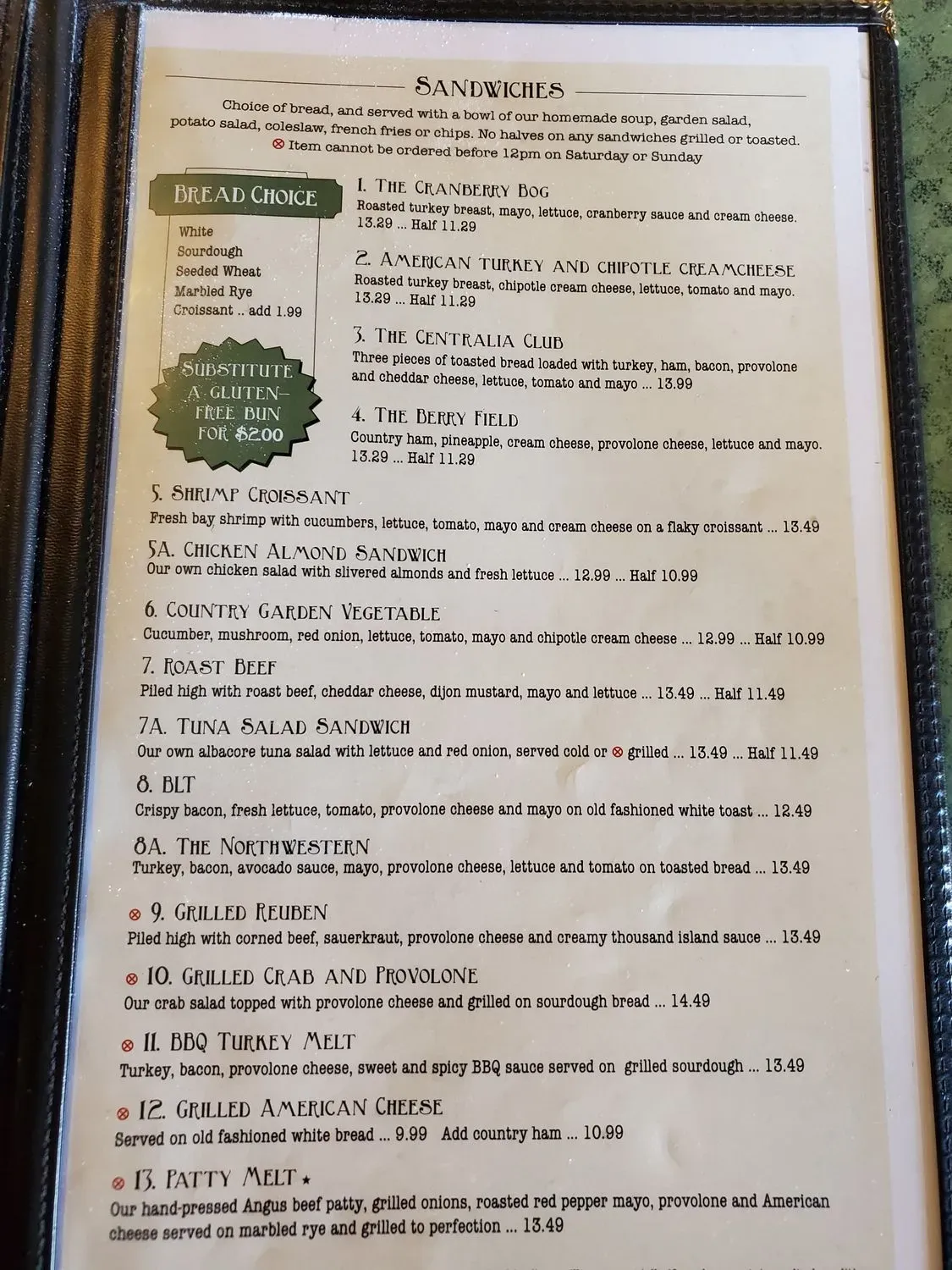 Menu 6