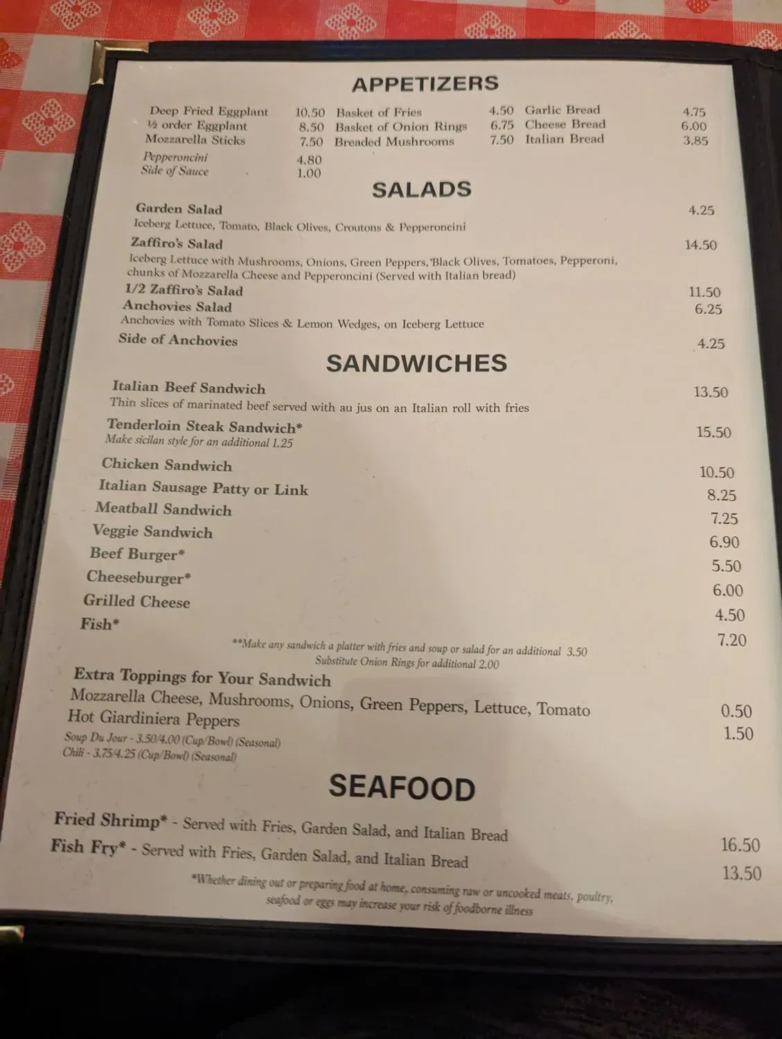 Menu 2