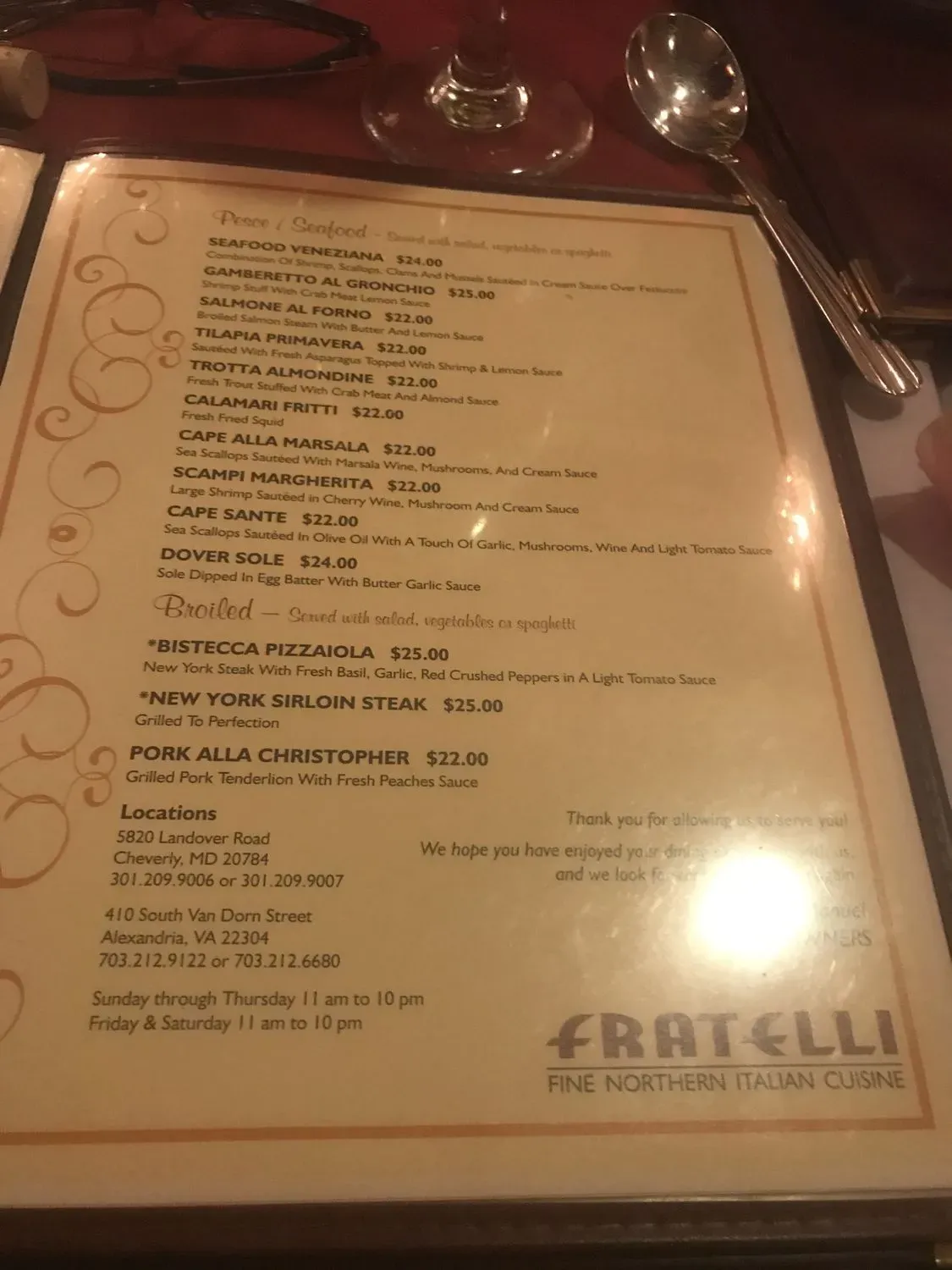 Menu 6