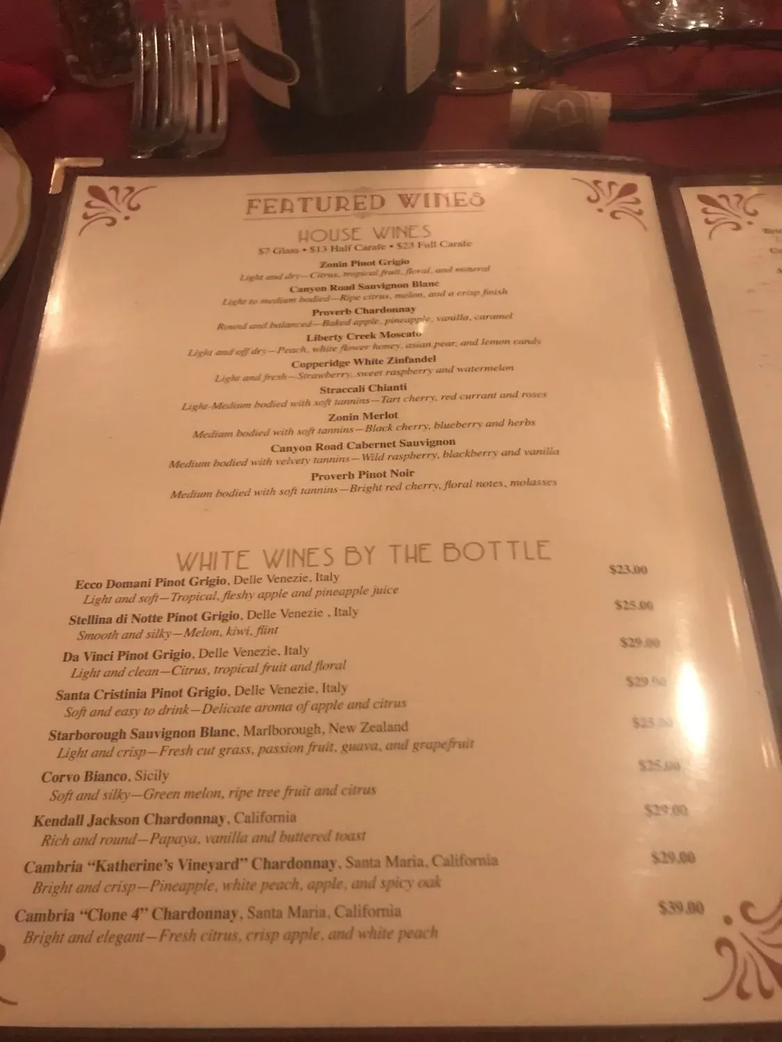 Menu 5